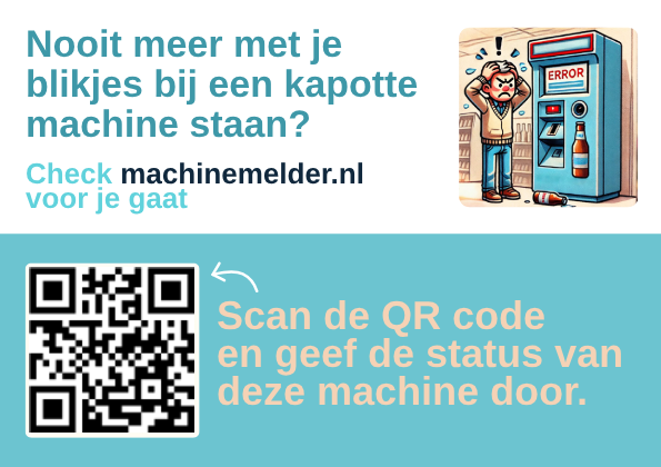 Sticker voor machinemelder